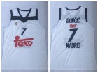 Real Madrid #7 Luka Doncic White Teka Basketball Jersey