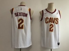 Nike Cleveland Cavaliers #2 Collin Sexton White Jersey