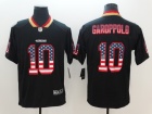 San Francisco 49ers #10 Jimmy Garoppolo Black USA Flag Vapor Limited Jersey