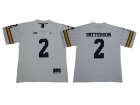 Michigan Wolverines #2 Shea Patterson White Vapor College Football Jersey