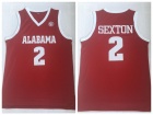 Alabama Crimson Tide #2 Collin Sexton Red Basketball Jersey