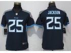 Womens Tennessee Titans #25 Adoree Jackson Navy Blue Vapor Limited Jersey