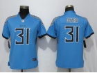 Womens Tennessee Titans #31 Kevin Byard Baby Blue Vapor Limited Jersey