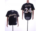 Milwaukee Brewers #24 Ben Oglivie Blue Cool Base Jerseys