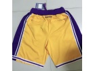 Los Angeles Lakers Gold Throwback Basketball Short