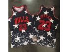 Chicago Bulls #23 Michael Jordan Black Independence Day AU Basketball Jersey