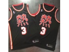 Miami Heat #3 Dwyane Wade Black Traditional Chinese Character Hot AU Basketball Jersey