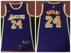 Nike Los Angeles Lakers #24 Kobe Bryant Purple New Style Basketball Jersey