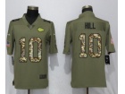 Kansas City Chiefs #10 Tyreek Hill Olive Camo Salute to Service Limited Jersey