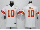 Women Kansas City Chiefs #10 Tyreek Hill White Vapor Untouchable Limited Jersey