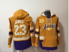 Los Angeles Lakers #23 LeBron James Yellow Hoodie