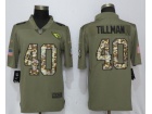 Arizona Cardinals #40 Pat Tillman Olive Camo Salute to Servie Limited Jersey