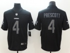 Dallas Cowboys #4 Dak Prescott Black Impact Vapor Untouchable Limited Jersey