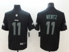 Philadelphia Eagles #11 Carson Wentz Black Impact Vapor Untouchable Limited Jersey