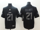 Dallas Cowboys #21 Ezekiel Elliott Black Impact Vapor Untouchable Limited Jersey