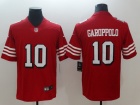 San Francisco 49ers #10 Jimmy Garoppolo Red 2018 Vapor Untouchable Limited Jersey