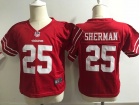 San Francisco 49ers #25 Richard Sherman Red Toddler Jersey