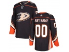 Men's Anaheim Ducks Adidas Black Any Name Any Number Stitched Custom Hockey Jersey