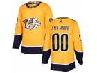 Men's Nashville Predators Adidas Gold Any Name Any Number Stitched Custom Hockey Jersey