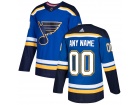 Men's St. Louis Blues Adidas Blue Any Name Any Number Stitched Custom Hockey Jersey