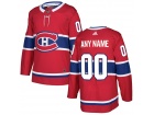 Men's Montreal Canadiens Adidas Red Any Name Number Stitched Custom Hockey Jersey