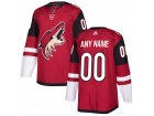 Men's Arizona Coyotes Adidas Maroon Any Name Number Stitched Custom Hockey Jersey