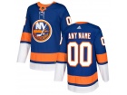 Men's New York Islanders Adidas Royal Any Name Number Stitched Custom Hockey Jersey