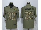 St.Louis Rams #30 Todd Gurley Olive/Camo Salute to Service Limited Jersey