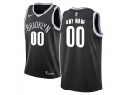 Men's Brooklyn Nets Nike Black Swingman Any Name Any Number Stitched Custom Jersey