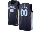 Men's Memphis Grizzlies Nike Navy Swingman Any Name Number Stitched Custom Jersey