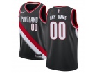 Men's Portland Trail Blazers Nike Black Swingman Any Name Number Stitched Custom Jersey