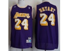 Los Angeles Lakers #24 Kobe Bryant Purple Throwback Basketball Jersey