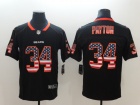 Chicago Bears #34 Walter Payton Black USA Flag Vapor Untouchable Limited Jersey