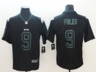 Philadelphia Eagles #9 Nick Foles Black Lights Out Vapor Untouchable Limited Jersey