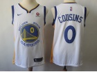 Nike Golden State Warriors #0 DeMarcus Cousins White Swingman Jersey