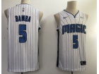 Nike Orlando Magic #5 Mo Bamba White Pinstrip Jersey