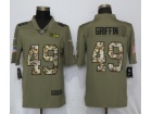 Seattle Seahawks #49 Shaquem Griffin Olive Camo Salute To Service Limited Jersey