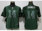 Women New York Jets #14 Sam Darnold Drift Fashion Green Jersey