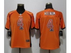 Womens Denver Broncos #4 Case Keenum Drift Fashion Orange Jersey