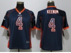 Womens Denver Broncos #4 Case Keenum Drift Fashion Blue Jersey