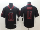 Atlanta Falcons #11 Julio Jones Black Lights Out Vapor Untouchable Limited Jersey