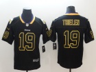 Minnesota Vikings #19 Adam Thielen Black Lights Out Vapor Untouchable Limited Jersey