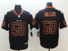 Denver Broncos #58 Von Miller Black Lights Out Untouchable Limited Jersey