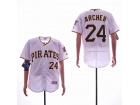 Pittsburgh Pirates #24 Chris Archer White Flexbase Jerseys