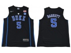 Duke Blue Devils #5 R.J. Barrett Black College Basketball Jersey