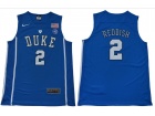 Duke Blue Devils #2 Cameron Reddish Blue College Basketball Jersey