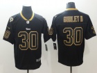 St.Louis Rams #30 Todd Gurley Black Lights Out Vapor Untouchable Limited Jersey