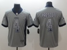 Dallas Cowboys #4 Dak Prescott Grey Drift Fashion Vapor Untouchable Limited Jersey