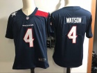 Youth Houston Texans #4 Deshaun Waston Blue Vapor Untouchable New Style Limited Jersey