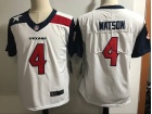 Youth Houston Texans #4 Deshaun Waston White Vapor Untouchable New Style Limited Jersey